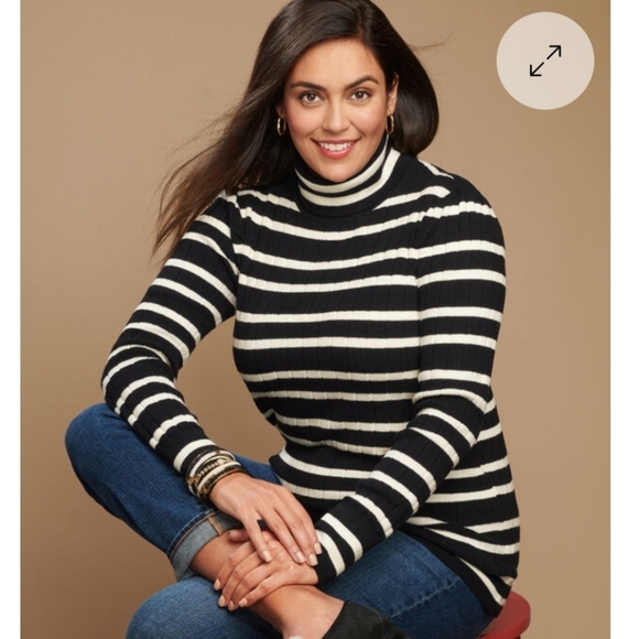 TALBOTS EVERYDAY RELAXEDJEANS - SIZE 6P - Picture 4 of 11